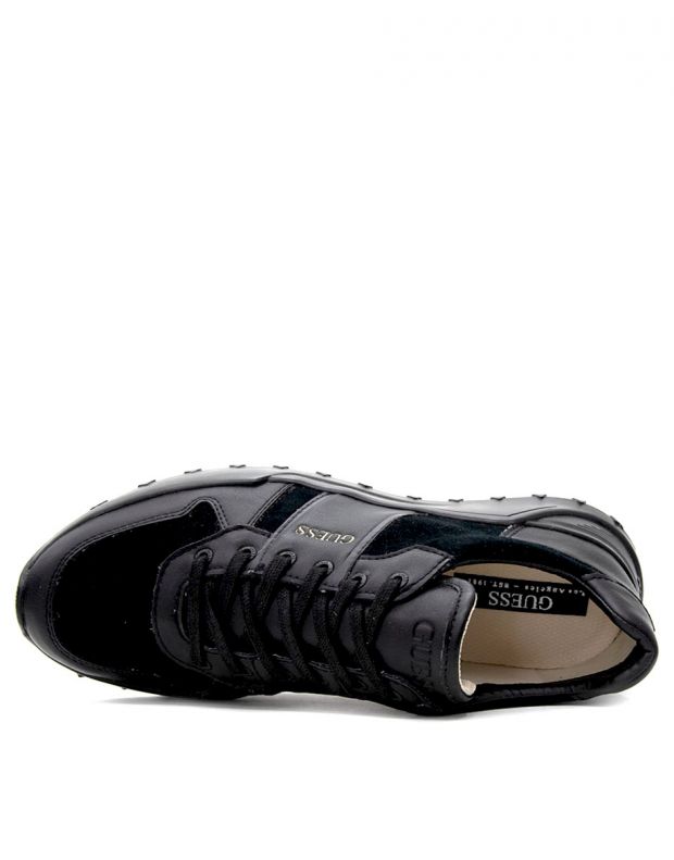 GUESS Lucca Suede Trainers Black - FM8LCVSUE12-BLACK - 4