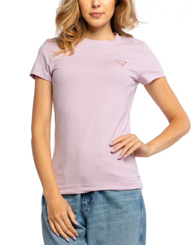 GUESS Mini Triangle T-Shirt Lilac - W1YI0ZJ1311-G4R4 - 1