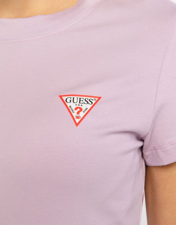 GUESS Mini Triangle T-Shirt Lilac - W1YI0ZJ1311-G4R4 - 4