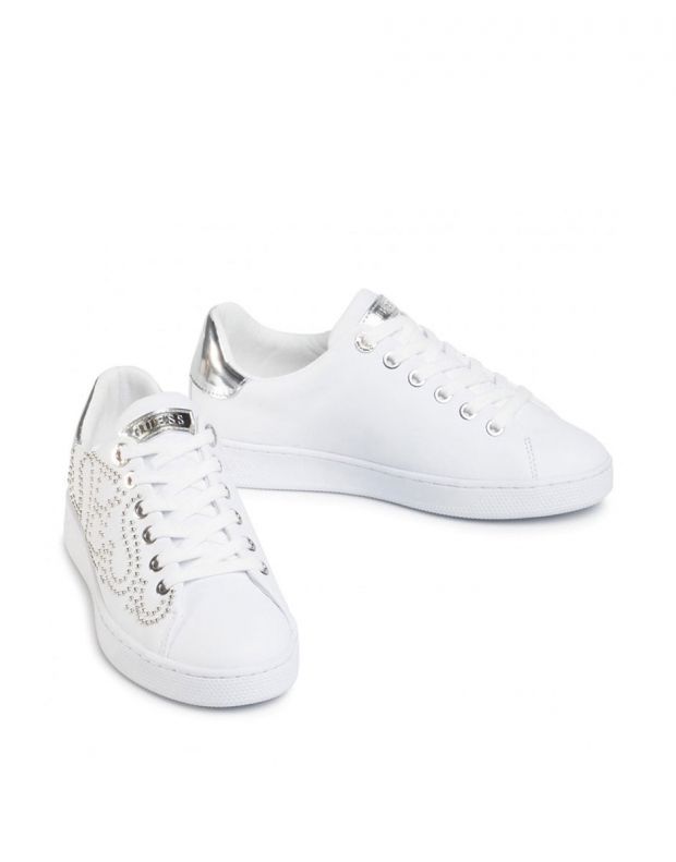 GUESS Razz Sneakers White/Silver - FL7RAZELE12-ARGENT - 3