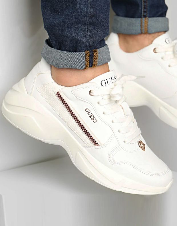 GUESS Viterbo Sneakers Whiite Gold - FM7VITELE12-WHITE - 6