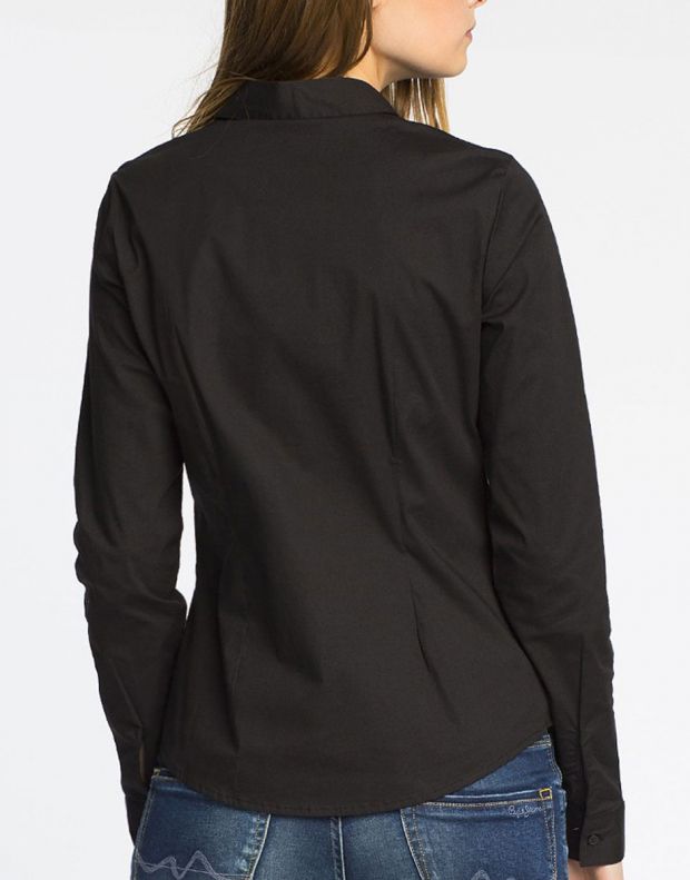 VILA Gita Shirt Black - 18909/black - 2