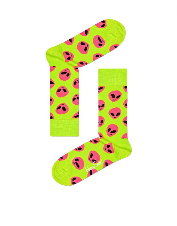 HAPPY SOCKS Alien Sock Green - ALI01-7000 - 1