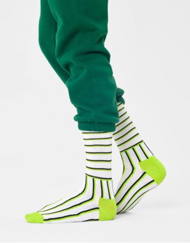 HAPPY SOCKS Blocked Stripe Sock Green - BSS01-1300 - 2
