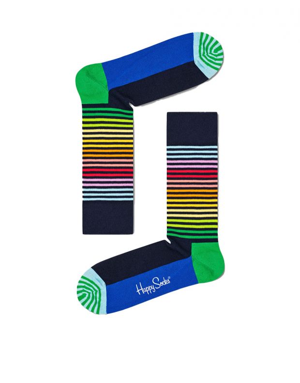 HAPPY SOCKS Half Stripe Sock Multi - HAS01-6501 - 1