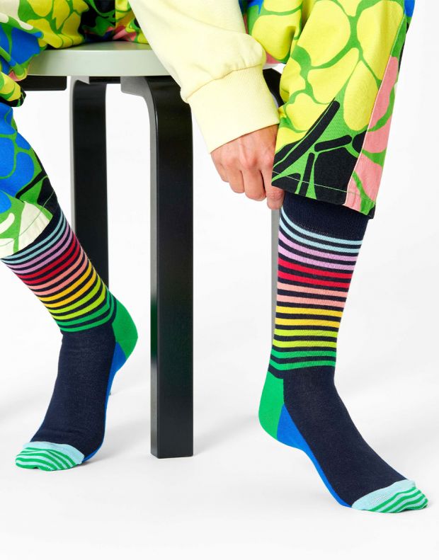 HAPPY SOCKS Half Stripe Sock Multi - HAS01-6501 - 2