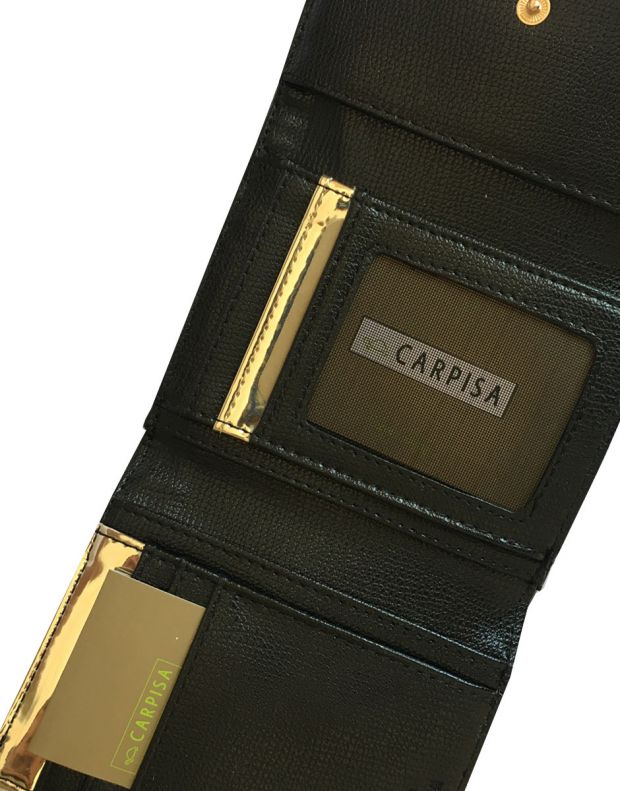 CARPISA Leather Pinch Wallet Black - PD424403/black - 4