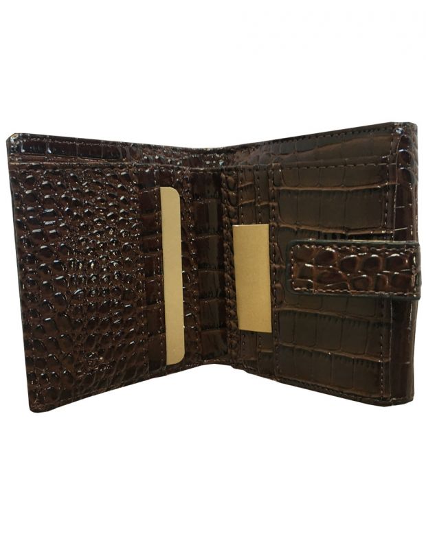 CARPISA Leather Glossy Wallet Brown - PD424205/d.brown - 3