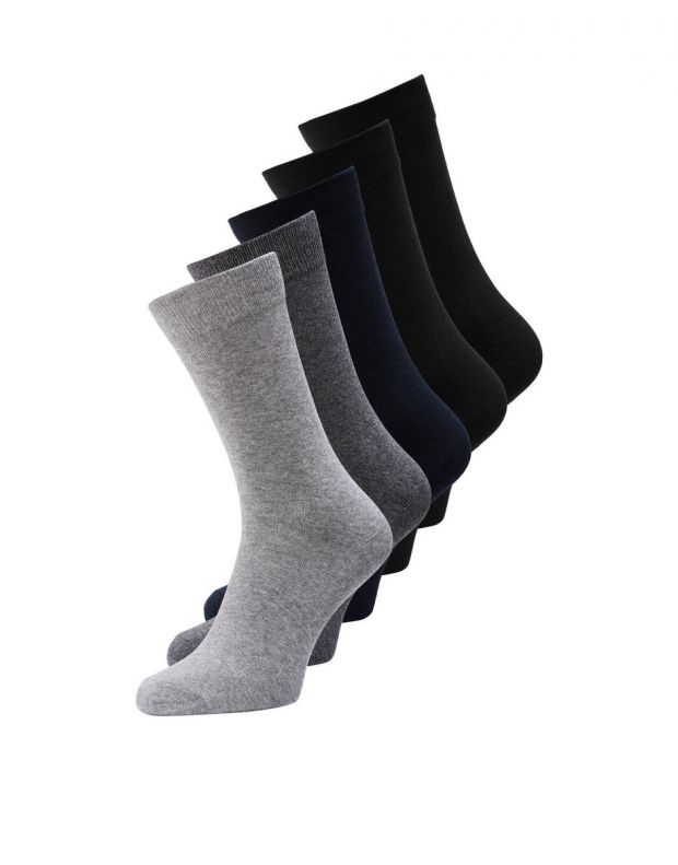 JACK&JONES 5-Pack Classic Socks Grey - 12113085/grey - 1