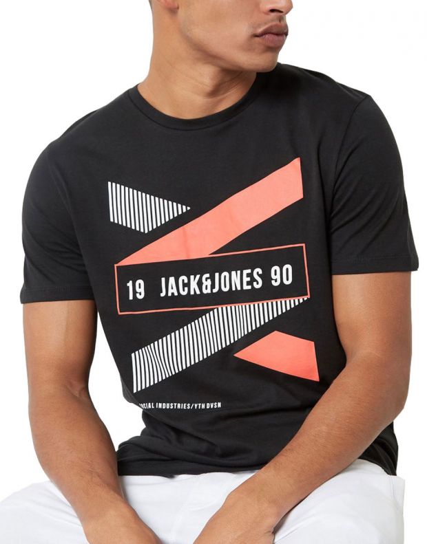 JACK&JONES Booster Graphic Tee Black - 12137580/black - 1