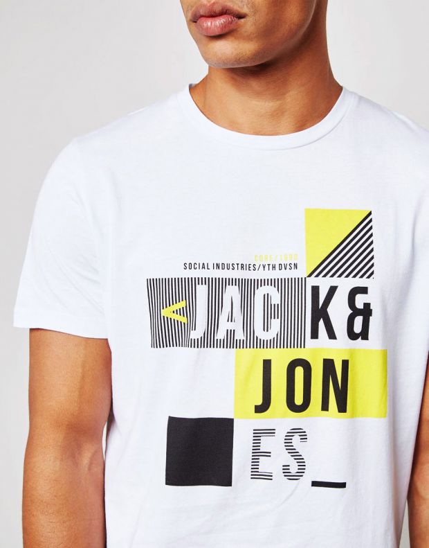 JACK&JONES Booster Graphic Tee White - 12137580/white - 3