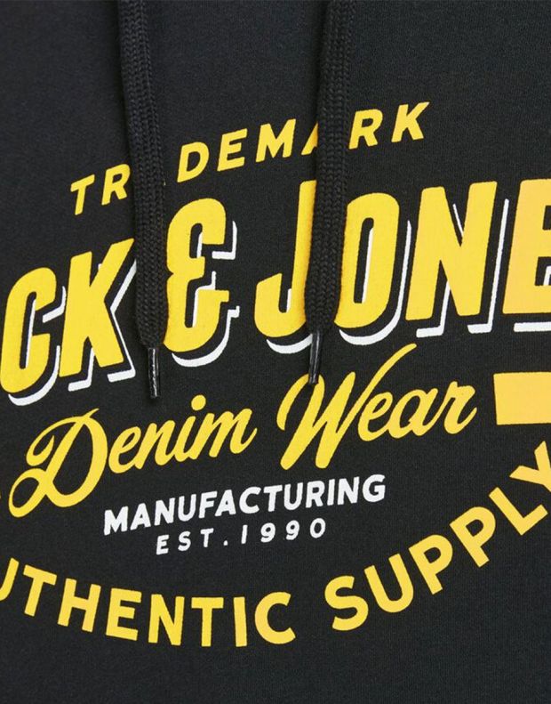JACK&JONES Essential Logo Sweat Hoodie Black - 12189736/black - 4