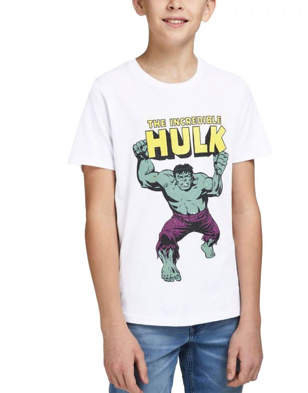 JACK&JONES Kids Hulk Tee White - 12194380/white - 1