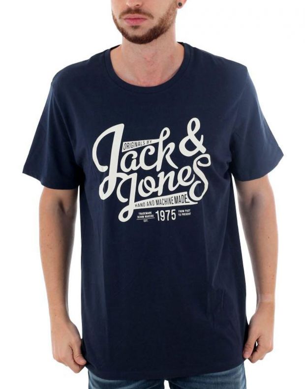 JACK&JONES Logo Tee D. Blue - 12152769/d.blue - 1