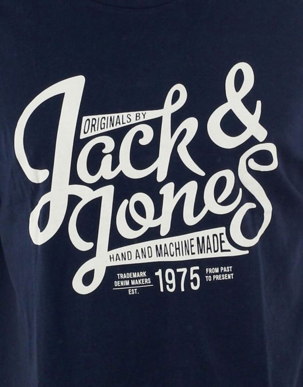 JACK&JONES Logo Tee D. Blue - 12152769/d.blue - 4