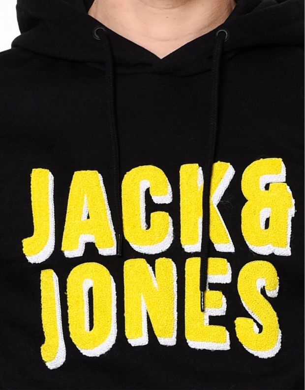 JACK&JONES Mattia Sweat Hoody Black - 12143031/black - 4