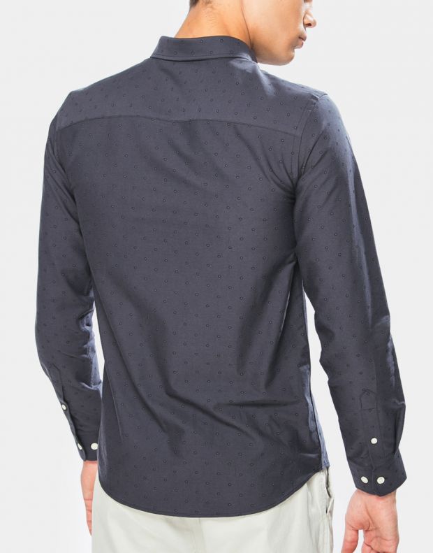 JACK&JONES Premium Panama Shirt Dark Grey - 12120733/d.grey - 2