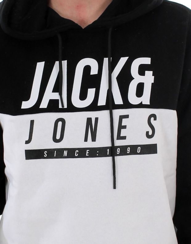JACK&JONES Sweat Block Hoodie Black - 12191988/black - 4