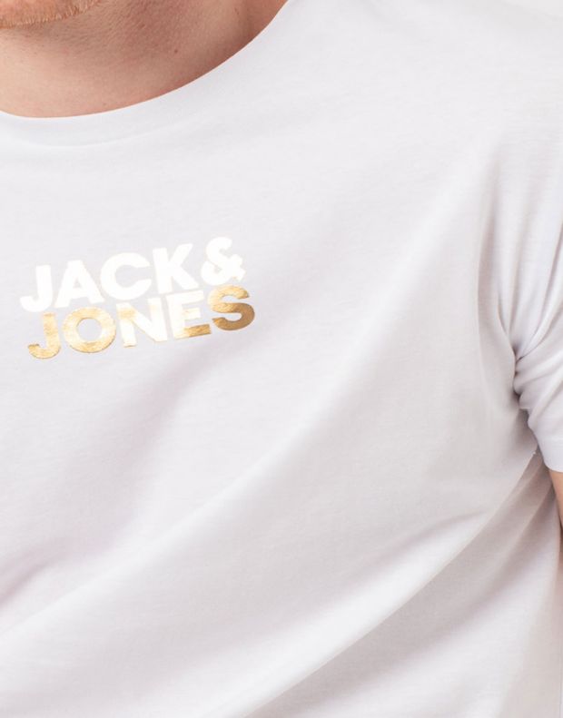 JACK&JONES Thundermix Back Tee White - 12191353/white - 3