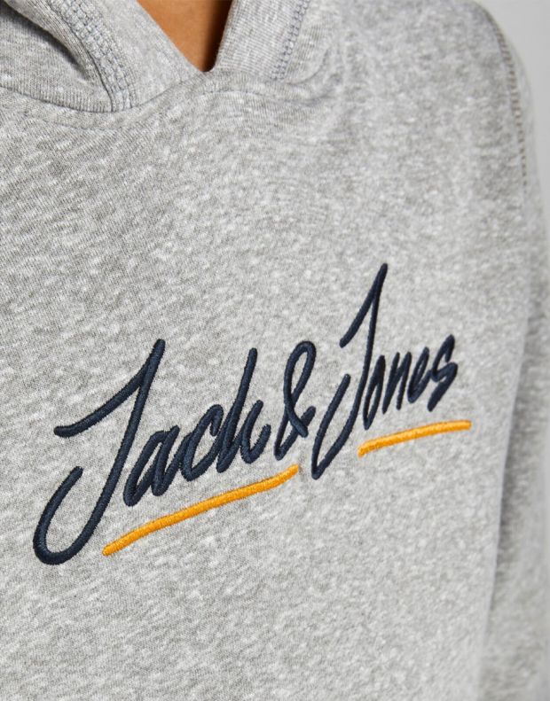 JACK&JONES Tons Upscale Hoodie Grey - 12205797/grey - 6