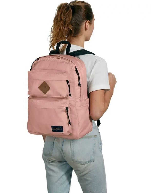 JANSPORT Double Break Backpack Misty Rose - JS0A3P6S7N8 - 6