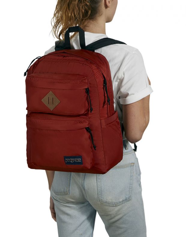 JANSPORT Double Break Backpack Red - JS0A3P6S7F8 - 6