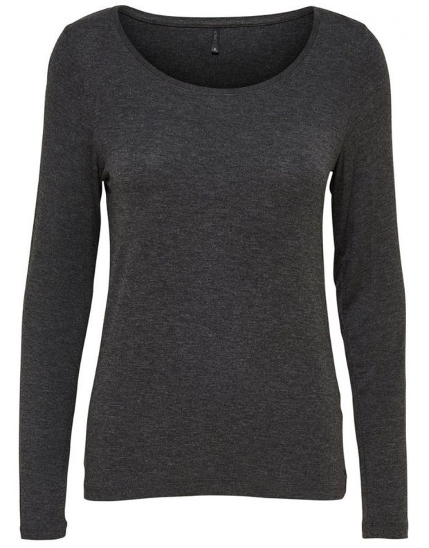 ONLY Knitted Long Sleeved Blouse Dark Grey - 27225/d.grey - 5