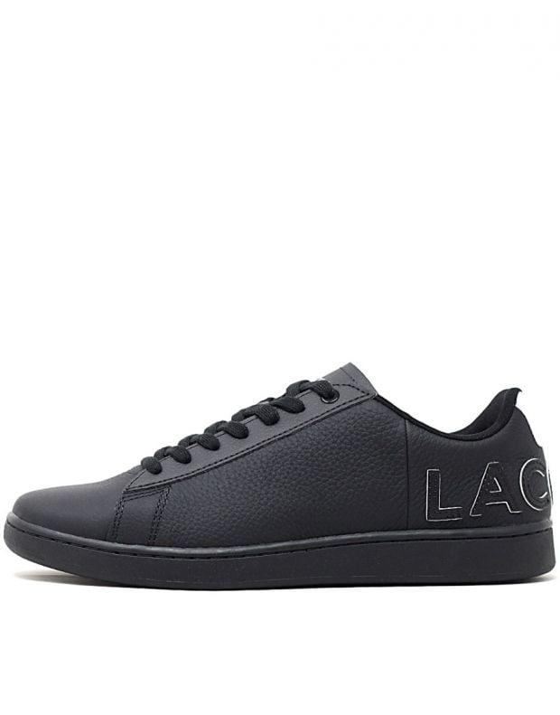 LACOSTE Carnaby Evo 120 Leather Sneakers Black - 39SMA0052-312 - 1