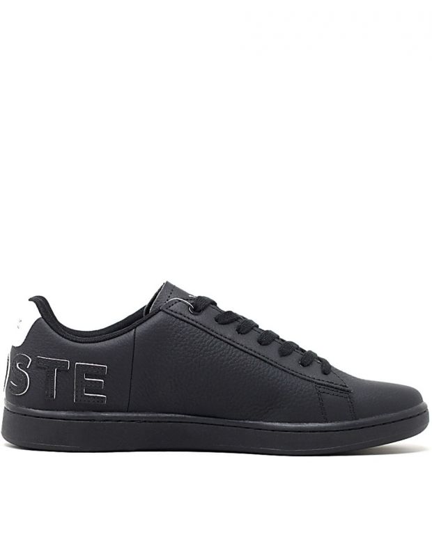 LACOSTE Carnaby Evo 120 Leather Sneakers Black - 39SMA0052-312 - 2