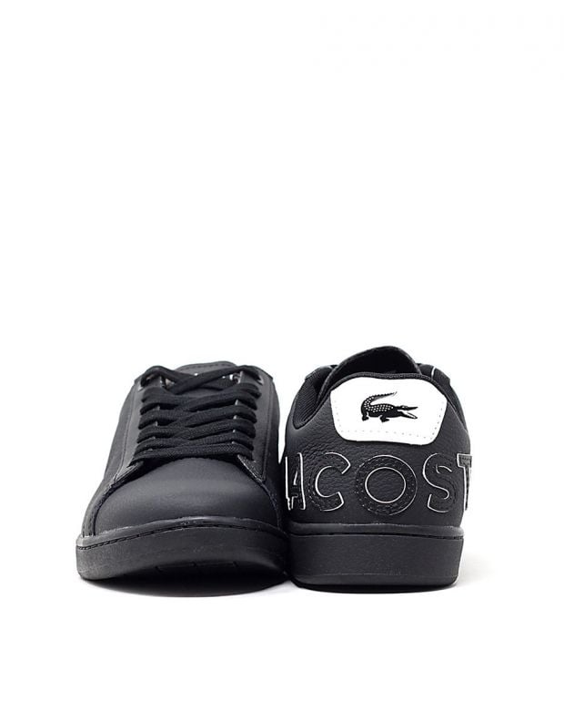 LACOSTE Carnaby Evo 120 Leather Sneakers Black - 39SMA0052-312 - 4
