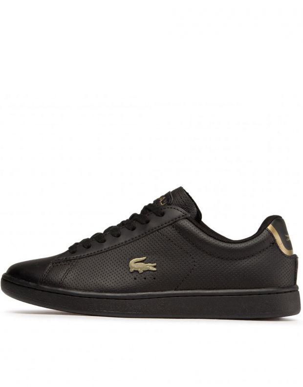 LACOSTE Carnaby Evo Nappa Leather Sneakers Black - 40SFA0007-02H - 1