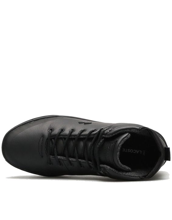 Lacoste black leather boots Clearance