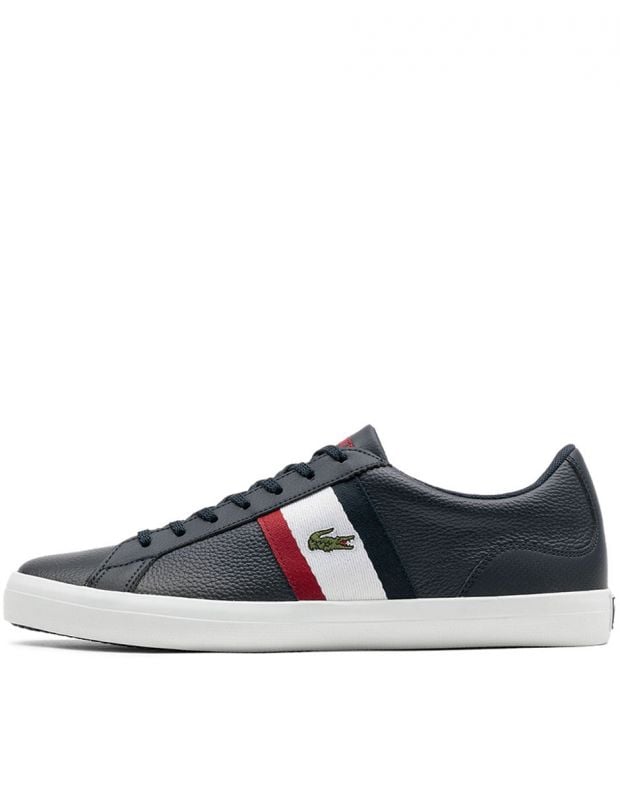 LACOSTE Lerond 119 Leather Sneakers Navy - 37CMA0045-7A2 - 1