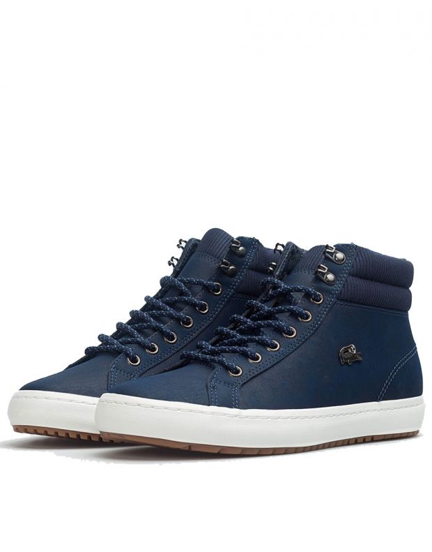 LACOSTE Straightset Leather Boots Navy - 736CAM0064-95K - 3