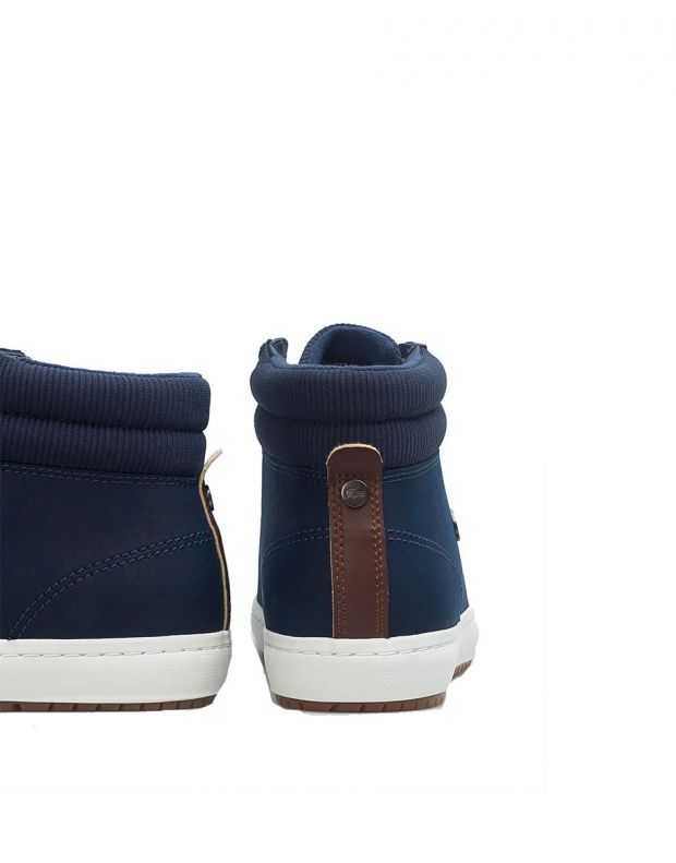 LACOSTE Straightset Leather Boots Navy - 736CAM0064-95K - 4