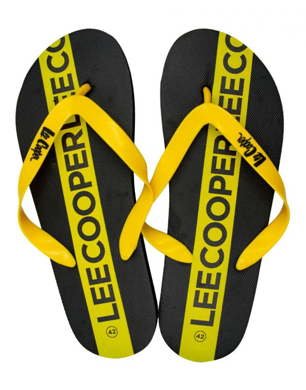 LEE COOPER Timoko Flip-Flops Black/Yellow - Timoko-black-yellow - 2