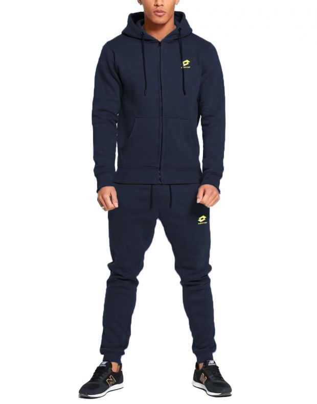 LOTTO Hooded Training Track Suit Navy - LT1277-LT1278-Navy - 1