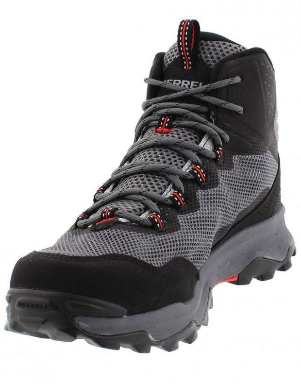 MERRELL Speed Strike Mid Gore-Tex Shoes Grey/Black - J066871 - 2