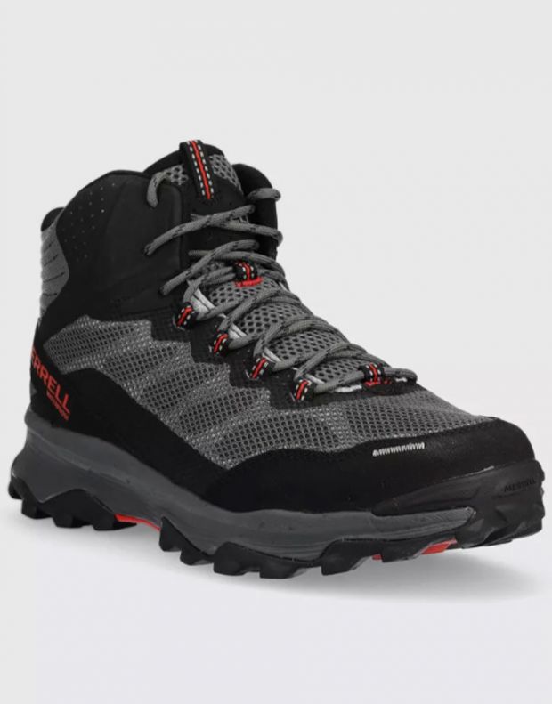 MERRELL Speed Strike Mid Waterproof Shoes Grey/Black - J066877 - 3