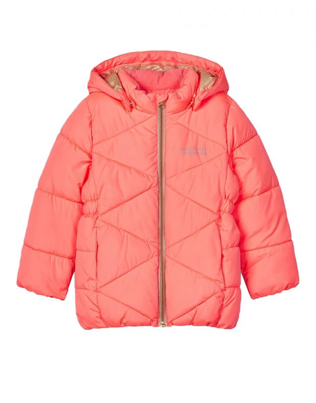 NAME IT Milton Quilted Puffer Jacket Neon Pink G - 13178611/pink - 1