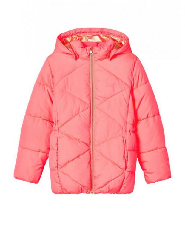 NAME IT Milton Quilted Puffer Jacket Neon Pink - 13178612/pink - 1