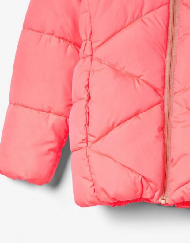 NAME IT Milton Quilted Puffer Jacket Neon Pink - 13178612/pink - 5
