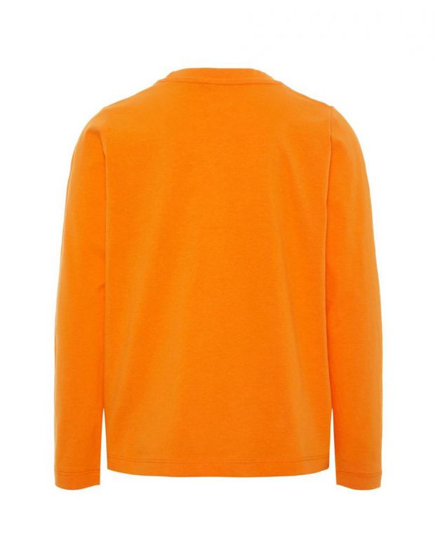NAME IT Printed Loose Fit Blouse Orange - 13162157/orange - 2