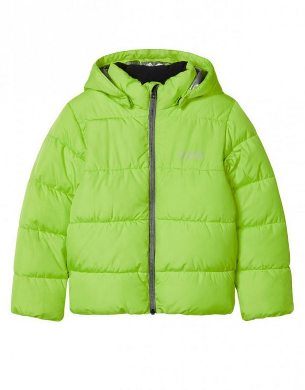 NAME IT Quilted Puffer Jacket Acid Lime - 13178613/lime - 1