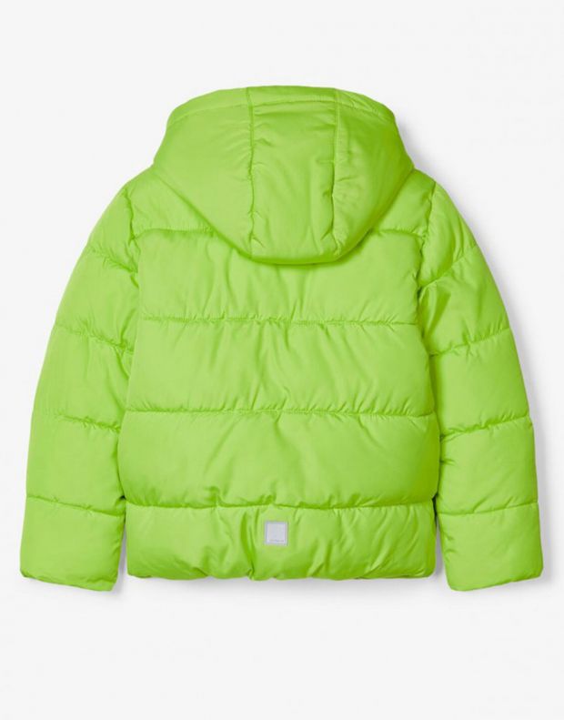 NAME IT Quilted Puffer Jacket Acid Lime - 13178613/lime - 2