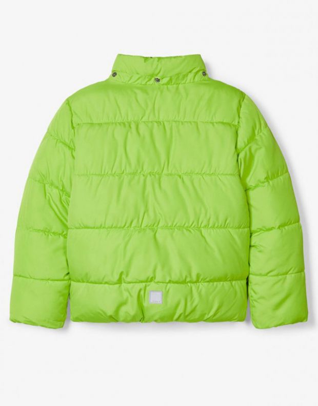 NAME IT Quilted Puffer Jacket Acid Lime - 13178613/lime - 3