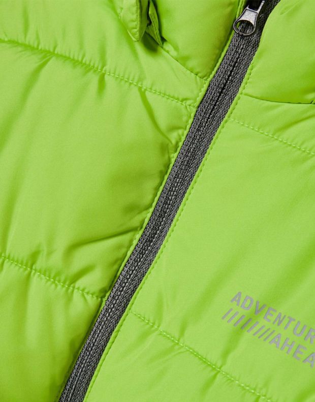 NAME IT Quilted Puffer Jacket Acid Lime - 13178613/lime - 4