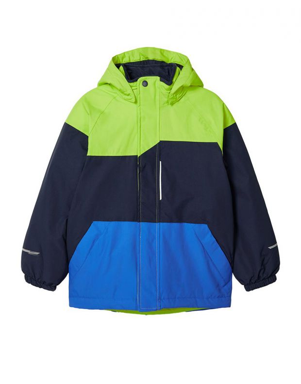 NAME IT Snow03 Technical Ski Jacket Block Acid Lime - 13177630/lime - 1