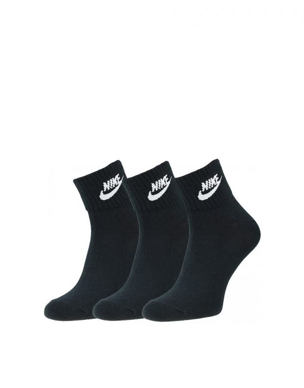 NIKE 3-Pack Essential Ankle Socks Black - SK0110-010 - 1