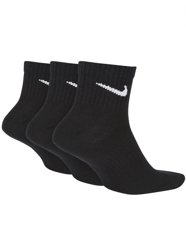 NIKE 3-Pack Everyday Ankle Training Socks Black - SX7677-010 - 2